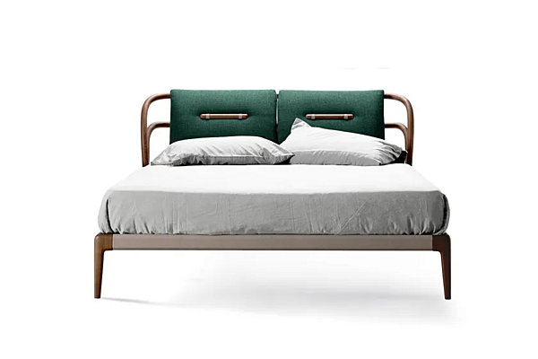 Letto matrimoniale in legno massello con testata imbottita DALE Smusso P 130 fabbrica Dale Italia (by Cantiero) dall'Italia. Foto №10