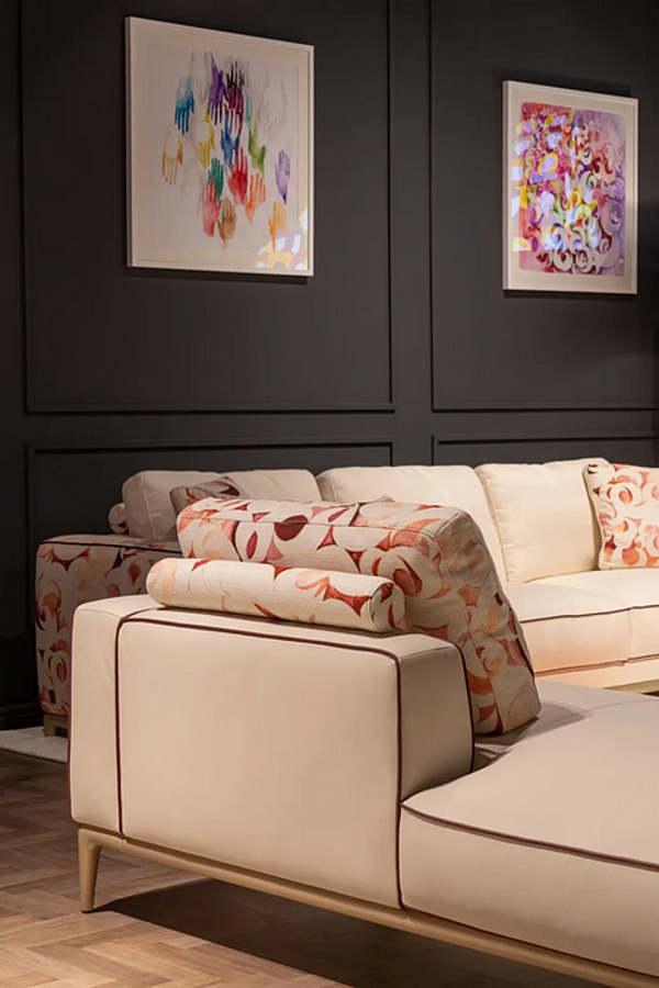 Letto giorno in pelle imbottita Moon H FORMITALIA -Dormeuse-B fabbrica FORMITALIA dall'Italia. Foto №4