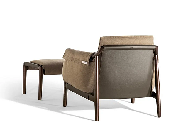 Pouf in tessuto imbottito POLTRONA FRAU Times Lounge fabbrica POLTRONA FRAU dall'Italia. Foto №4