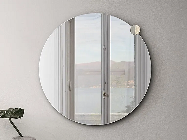 Specchio rotondo da parete in vetro Gallotti&Radice Odette fabbrica Gallotti & Radice dall'Italia. Foto №1