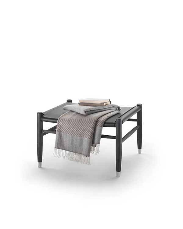 Pouf in pelle conciata Tessa S H FLEXFORM fabbrica FLEXFORM dall'Italia. Foto №2