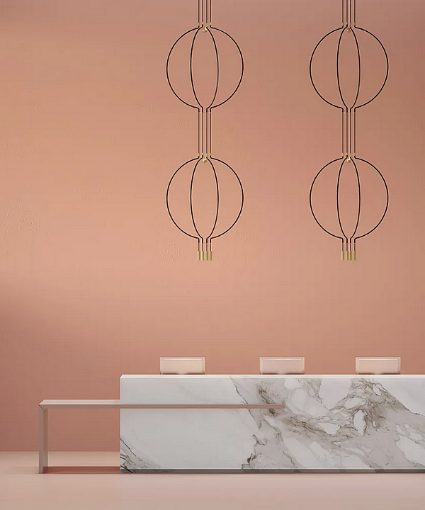 Lampada a sospensione in metallo LED a due livelli AXOLIGHT Liaison fabbrica Axolight dall'Italia. Foto №2