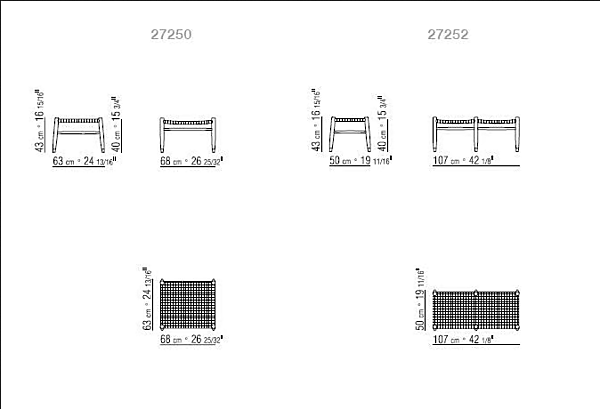 Pouf in tessuto FLEXFORM collezione Tessa fabbrica FLEXFORM dall'Italia. Foto №2