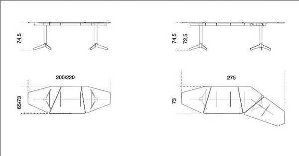 Scrivania in alluminio e legno Zen Gallotti&Radice fabbrica Gallotti & Radice dall'Italia. Foto №4