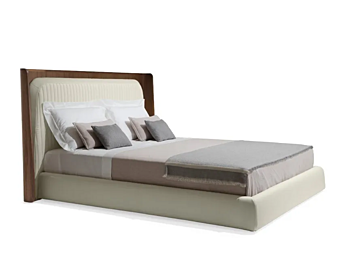 Letto matrimoniale con copertura removibile e schienale alto GIORGETTI Hypnos