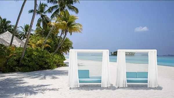 Letto da giardino con canopy in tessuto VARASCHIN Bivacco 2300 fabbrica VARASCHIN dall'Italia. Foto №2