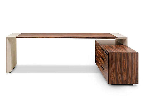 Scrivania executive in legno a forma di L Crossing I 4 Mariani fabbrica i 4 Mariani dall'Italia. Foto №2