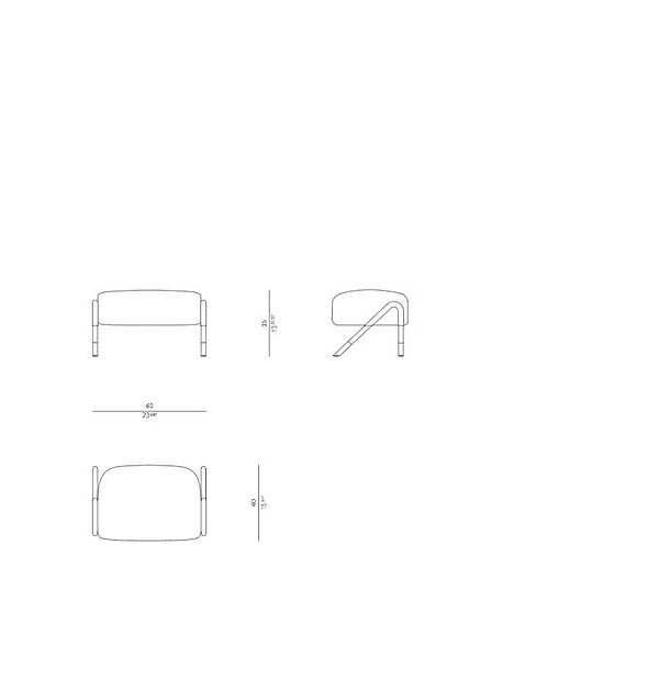 Pouf ROSSATO 09-PL04 fabbrica ROSSATO dall'Italia. Foto №5