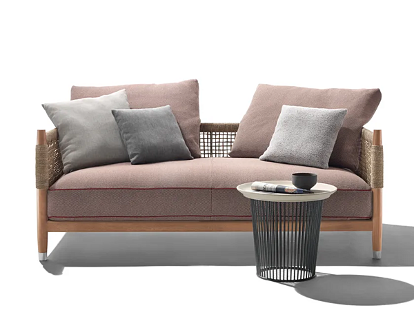 Divano da giardino a 2 posti in tessuto Parker FLEXFORM 295A3 fabbrica FLEXFORM dall'Italia. Foto №4