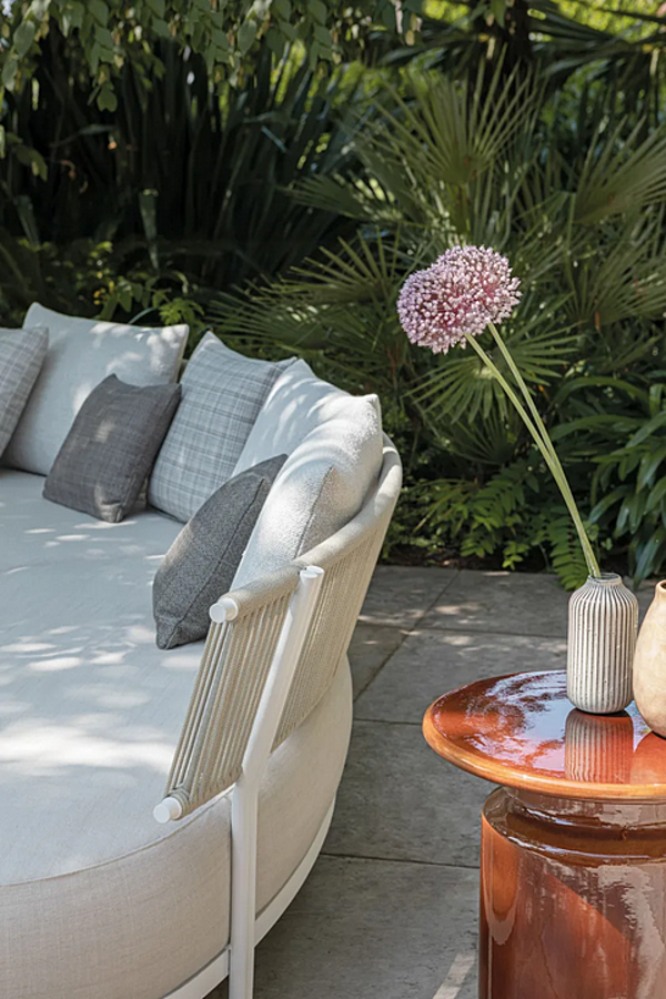 Divano curvo a 2 posti in tessuto giardino Loto Atmosphera fabbrica ATMOSPHERA dall'Italia. Foto №10