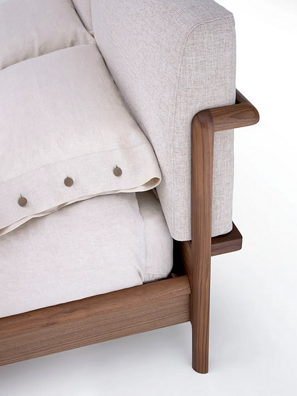 Letto con testiera imbottita Leonardo ARTE BROTTO L929/160, L929/180 fabbrica Arte Brotto dall'Italia. Foto №3