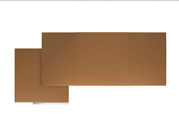 Scrivania esecutiva rettangolare in pelle con ripiani POLTRONA FRAU C E O CUBE DESK fabbrica POLTRONA FRAU dall'Italia. Foto №2