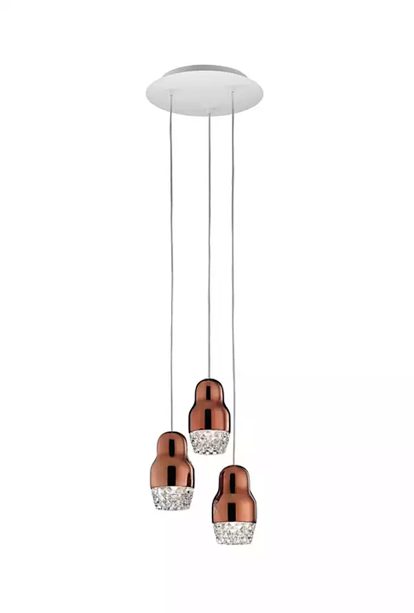 Lampada a sospensione in vetro e alluminio LED Fedora AXOLIGHT fabbrica Axolight dall'Italia. Foto №3