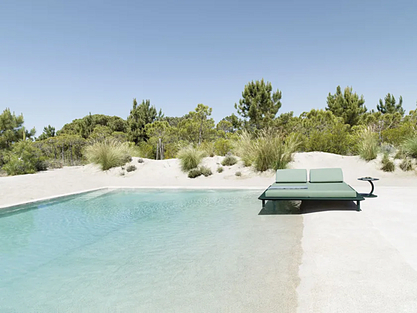 Letto da giardino in acrilico e alluminio Sunmoon Tatami VARASCHIN fabbrica VARASCHIN dall'Italia. Foto №4