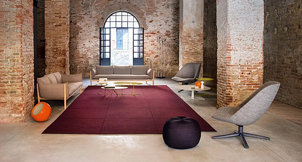 Divano a tre posti in tessuto con copertura removibile Tapio PAOLA LENTI fabbrica PAOLA LENTI dall'Italia. Foto №7