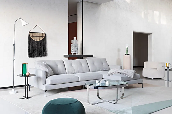 Divano a tre posti in tessuto Essentiel Saba fabbrica SABA dall'Italia. Foto №8