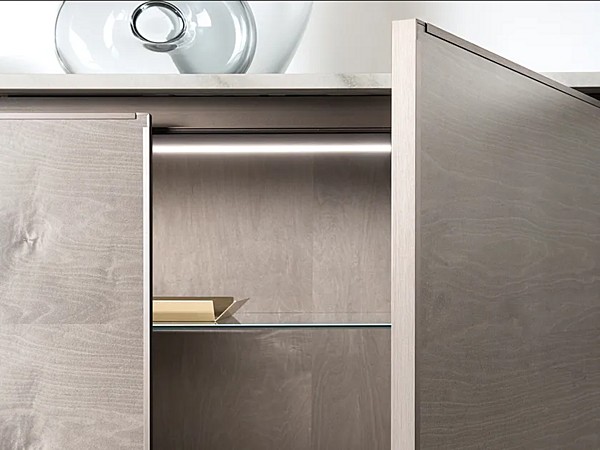 Cucina in legno con maniglie integrate GIORGETTI GK 02 fabbrica GIORGETTI dall'Italia. Foto №6