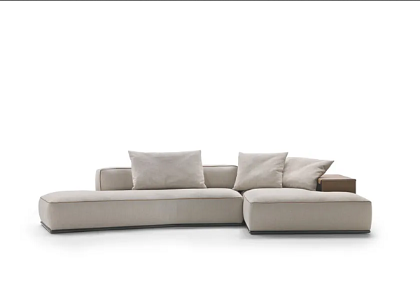 Divano angolare in tessuto con porta-riviste integrato FLEXFORM PERRY fabbrica FLEXFORM dall'Italia. Foto №9