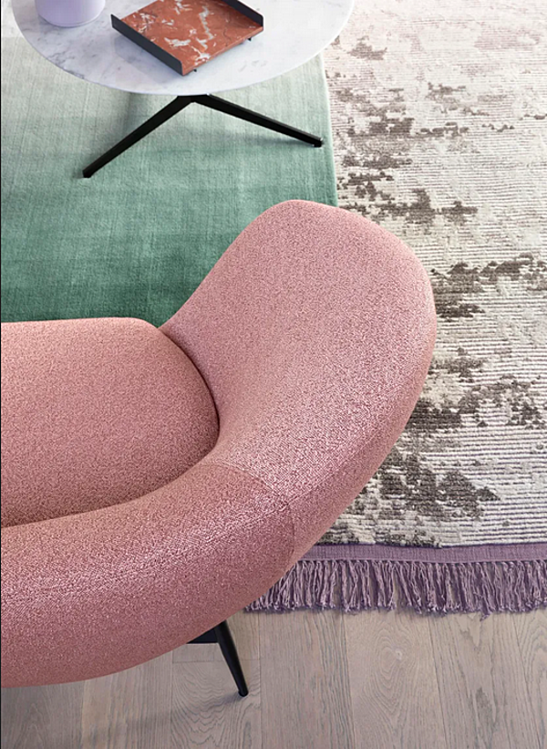 Divano in tessuto a tre posti Oltremare Saba fabbrica SABA dall'Italia. Foto №8