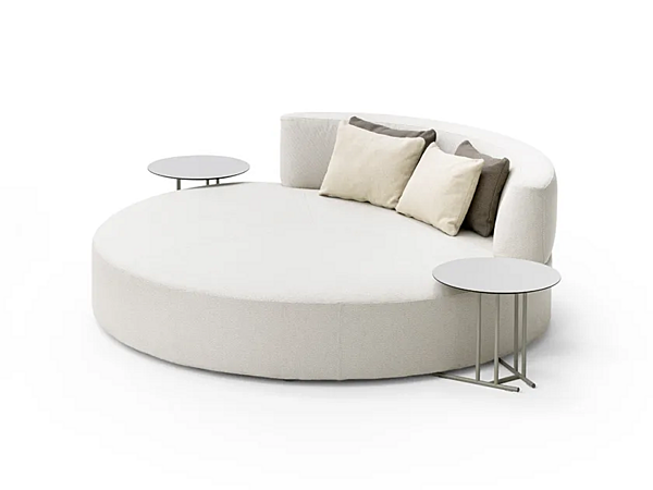 Letto da giardino rotondo in tessuto con schienale morbido VARASCHIN DEYBED 221D/221DA- 221DB/221DBA fabbrica VARASCHIN dall'Italia. Foto №1