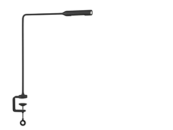 Lampada a morsetto in alluminio girevole LED Lumina FLO CLAMP 955