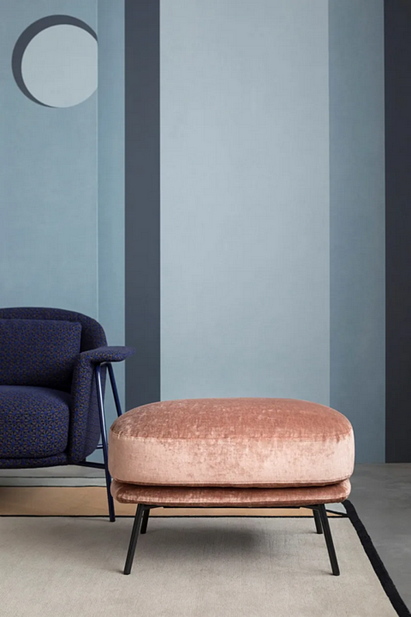 Poltrona con braccioli in tessuto Saba Kepi fabbrica SABA dall'Italia. Foto №5