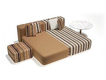 Daybed in tessuto con schienale imbottito FORMITALIA collezione July