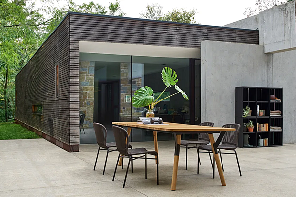 Tavolo da giardino in teak Link VARASCHIN fabbrica VARASCHIN dall'Italia. Foto №6
