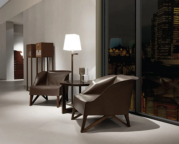 Poltrona in pelle Mobius GIORGETTI fabbrica GIORGETTI dall'Italia. Foto №6