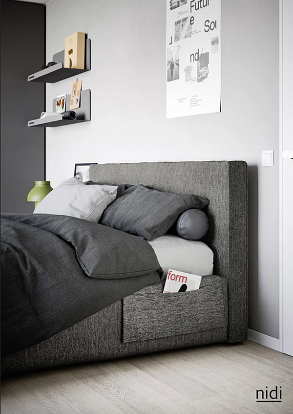 Letto matrimoniale imbottito Wind Nidi fabbrica nidi dall'Italia. Foto №3