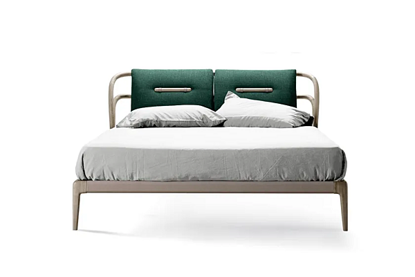 Letto matrimoniale in legno massello con testata imbottita DALE Smusso P 630 fabbrica Dale Italia (by Cantiero) dall'Italia. Foto №7