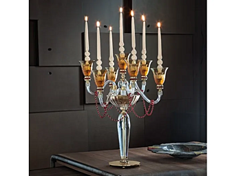 Portacandele con cristalli Swarovski Claire Euroluce Lampadari fabbrica EUROLUCE LAMPADARi dall'Italia