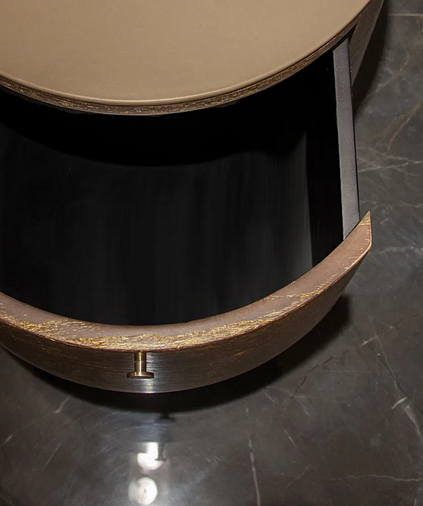 Tavolino da notte rotondo in frassino FORMITALIA COLLEZIONE OVERSEAS fabbrica FORMITALIA dall'Italia. Foto №6