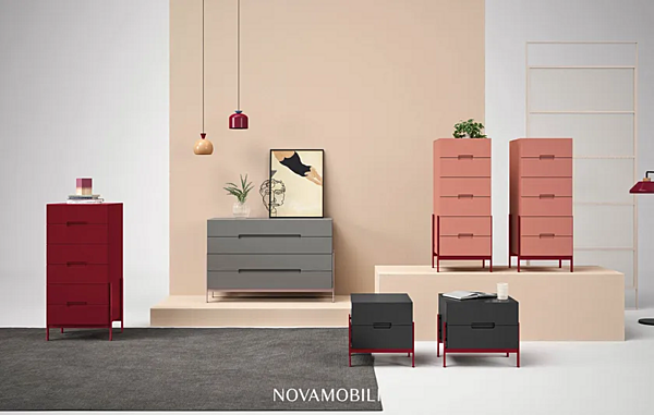Comò in legno NOVAMOBILI FLOAT fabbrica NOVAMOBILI dall'Italia. Foto №4