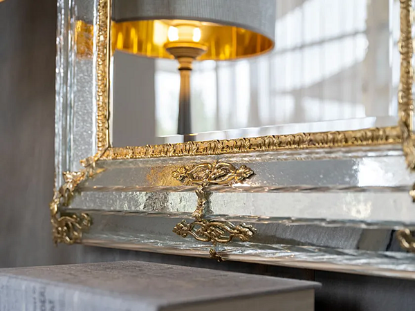 Specchio rettangolare da parete con cornice Savio Firmino 0668 fabbrica SAVIO FIRMINO dall'Italia. Foto №2