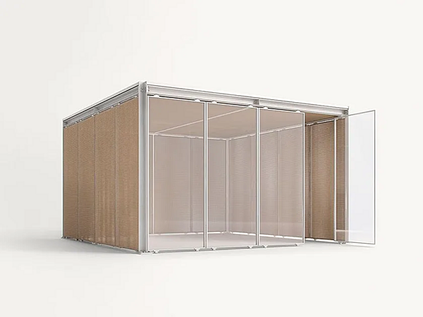 Gazebo in alluminio e legno Cabanne Modulo Quadro PAOLA LENTI fabbrica PAOLA LENTI dall'Italia. Foto №1