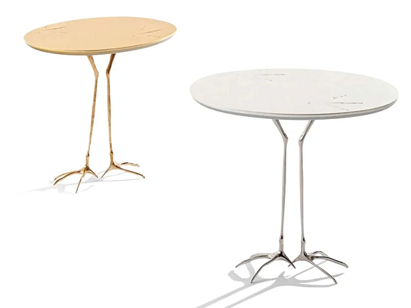 Tavolino laterale ovale in legno CASSINA Traccia fabbrica CASSINA dall'Italia. Foto №1