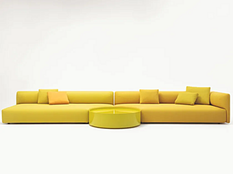 Divano modulare in tessuto con copertura removibile PAOLA LENTI WALT