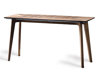 Console rectangolare in noce Tommi Black Tie TOM120C, TOM120F