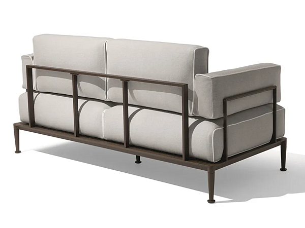 Divano a tre posti in tessuto con copertura removibile GEA GIORGETTI 87054 fabbrica GIORGETTI dall'Italia. Foto №2