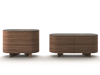 Comò in legno impiallacciato CASSINA RONDO