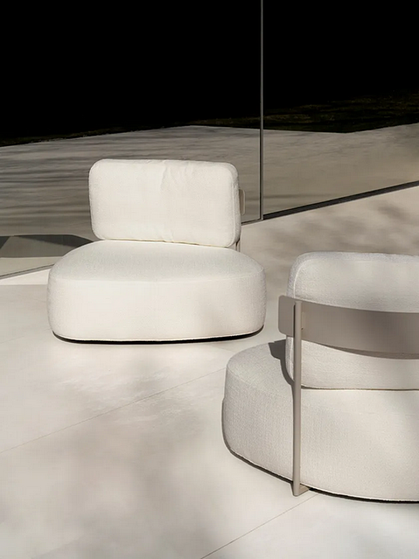 Poltrona in tessuto con copertura removibile Pierre Flou fabbrica Flou dall'Italia. Foto №11