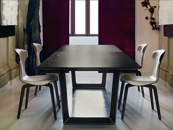 Tavolo rettangolare in legno massello Bolero POLTRONA FRAU fabbrica POLTRONA FRAU dall'Italia. Foto №7