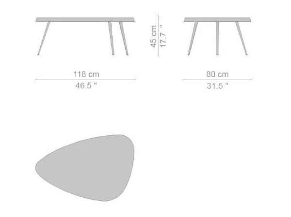 Tavolo da giardino in legno multistrato CASSINA collezione Mexique fabbrica CASSINA dall'Italia. Foto №24