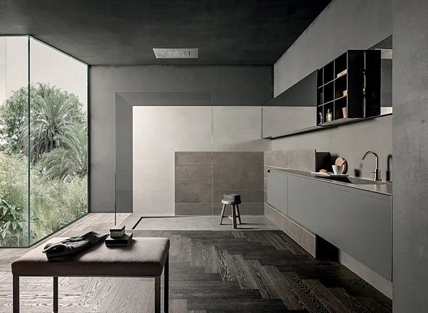 Set di mobili da bagno in grès porcellanato MODULNOVA Skill fabbrica Modulnova dall'Italia. Foto №2