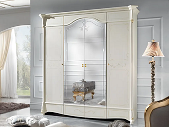 Armadio in legno specchiato DIAMANTE CASA +39 2115