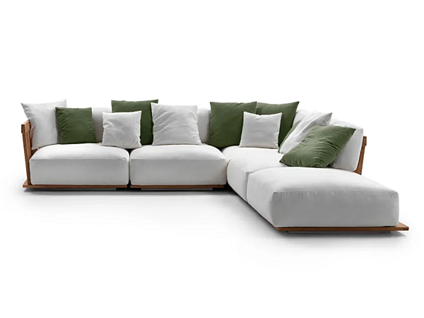 Divano angolare in tessuto con copertura removibile FLEXFORM Zante Outdoor fabbrica FLEXFORM dall'Italia. Foto №5