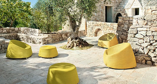 Poltrona da giardino in corda Afra PAOLA LENTI B38A fabbrica PAOLA LENTI dall'Italia. Foto №2