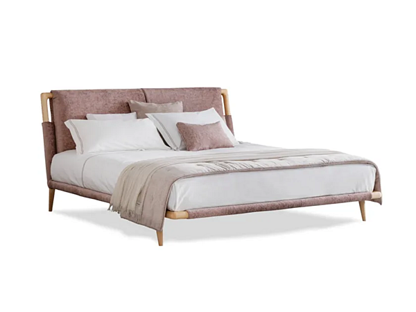 Letto matrimoniale con testata imbottita Flou Gaudi fabbrica Flou dall'Italia. Foto №2