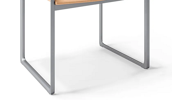Poltrona con braccioli in pelle conciata CASSINA EVE fabbrica CASSINA dall'Italia. Foto №10